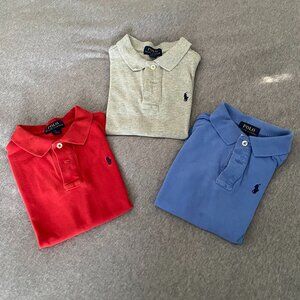 Polo Ralph Lauren - 3 Polos, Size 5 Boys Classic Pony Logo